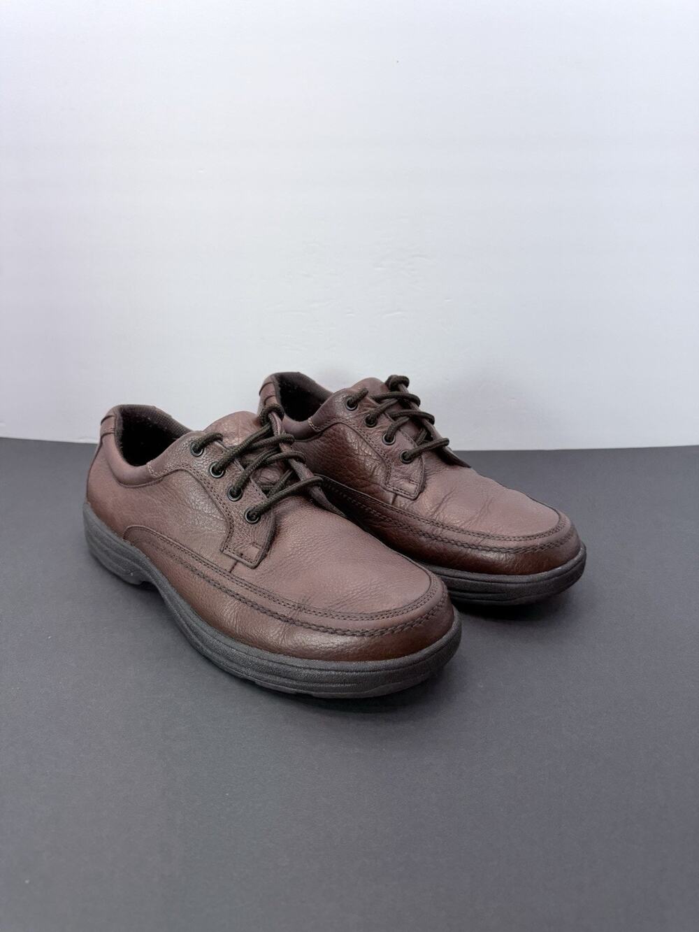 Nunn Bush Comfort Gel 83055 Colton 03 Cognac Men's Lace Up Shoes 12M